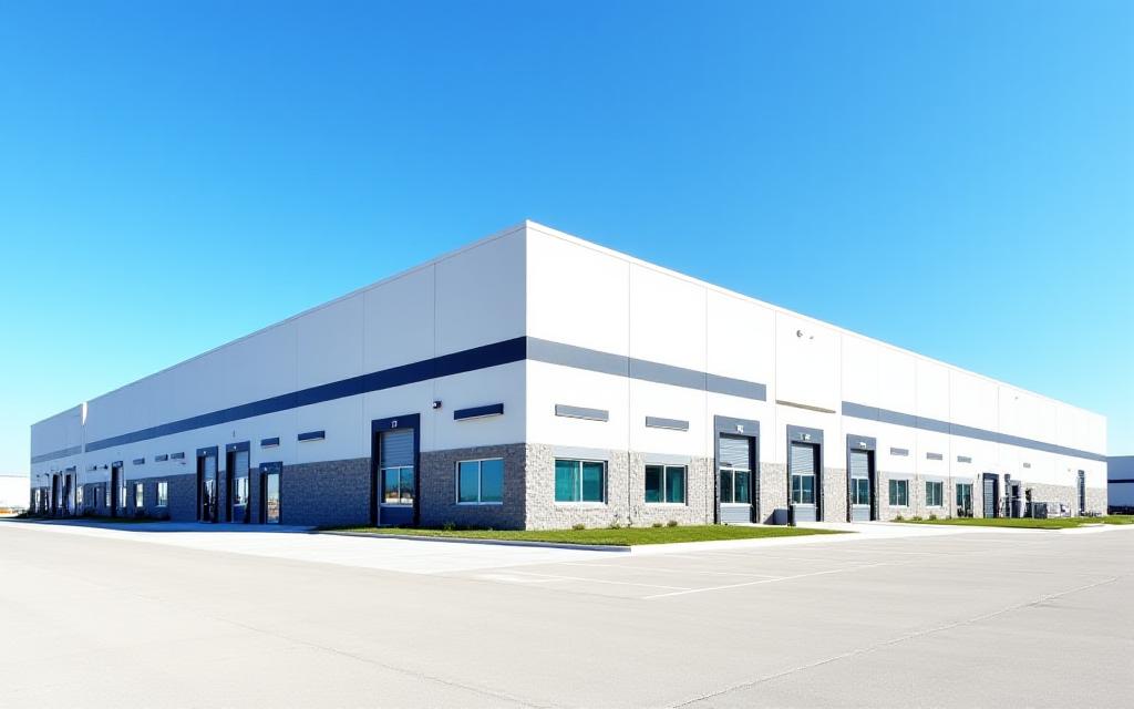 Exterior and interior views of our Montague MI logistics hub